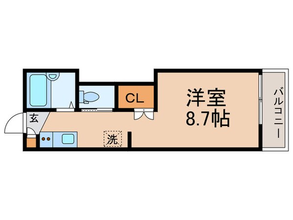 フレンドリーWESTの物件間取画像